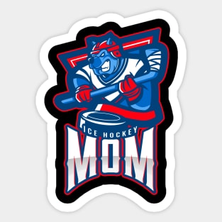 Ice Hockey Mom Sticker